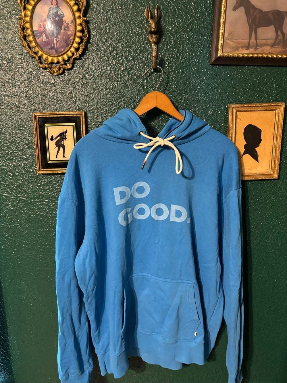Cotopaxi Blue Men’s “Do Good” Hoodie Sz Large